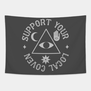 Support Your Local Coven Tapestry