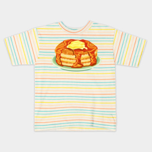 Cute Pancake Breakfast Kids T-Shirt