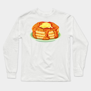 Cute Pancake Breakfast Long Sleeve T-Shirt