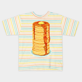 Tall Stack of Pancakes Kids T-Shirt