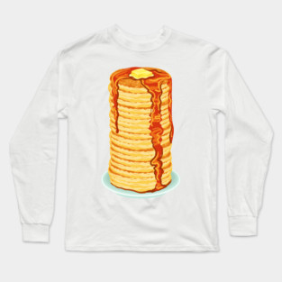 Tall Stack of Pancakes Long Sleeve T-Shirt