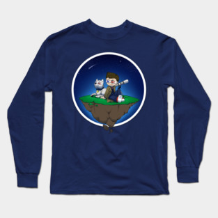 Levitating Island of Awesomeness Long Sleeve T-Shirt