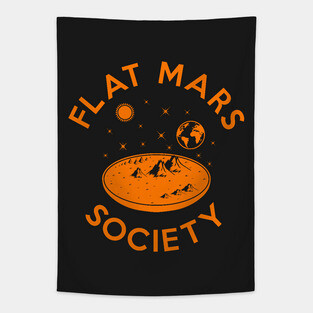Flat mars society Tapestry
