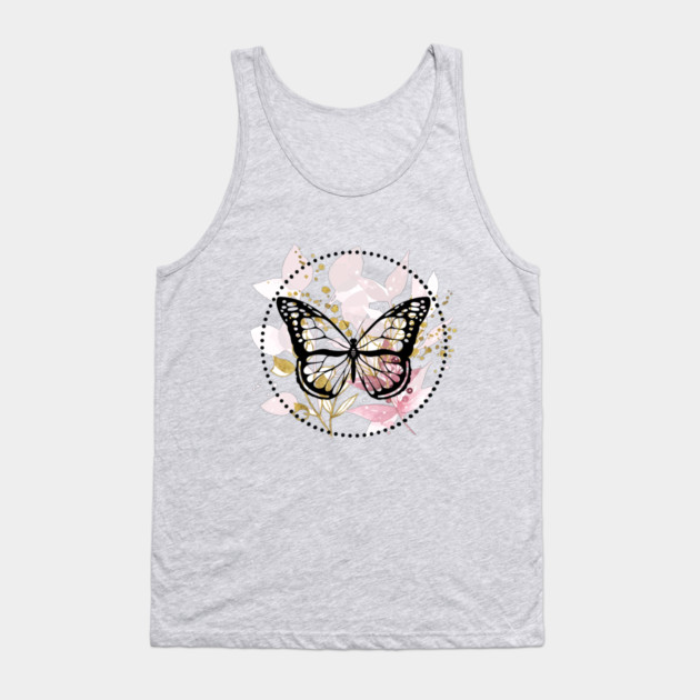 BOHO Butterfly Design Tank Top by MCALTees