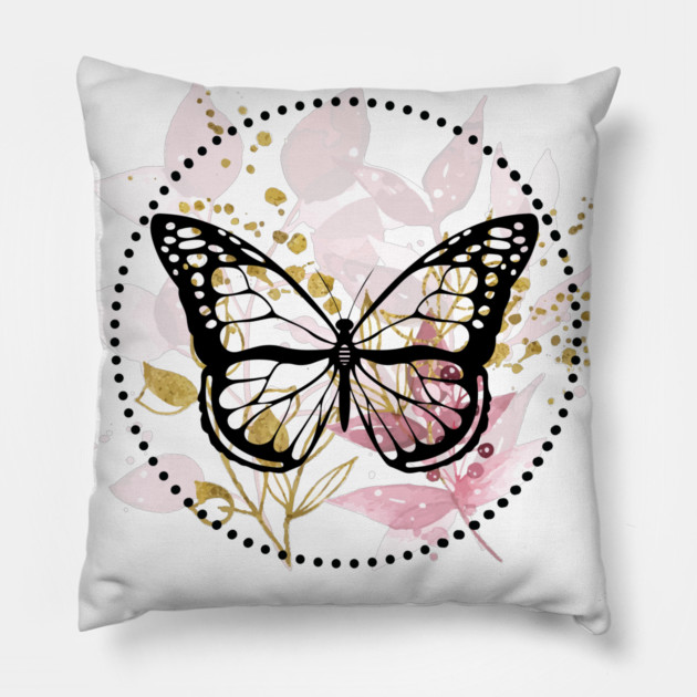 BOHO Butterfly Design Pillow by MCALTees