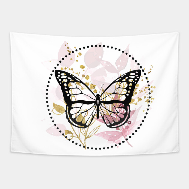 BOHO Butterfly Design Tapestry by MCALTees