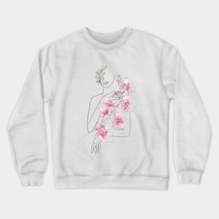 Springtime is Devine Nymph Crewneck Sweatshirt
