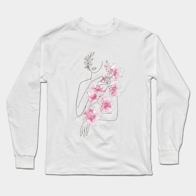 Springtime is Devine Nymph Long Sleeve T-Shirt by MCALTees