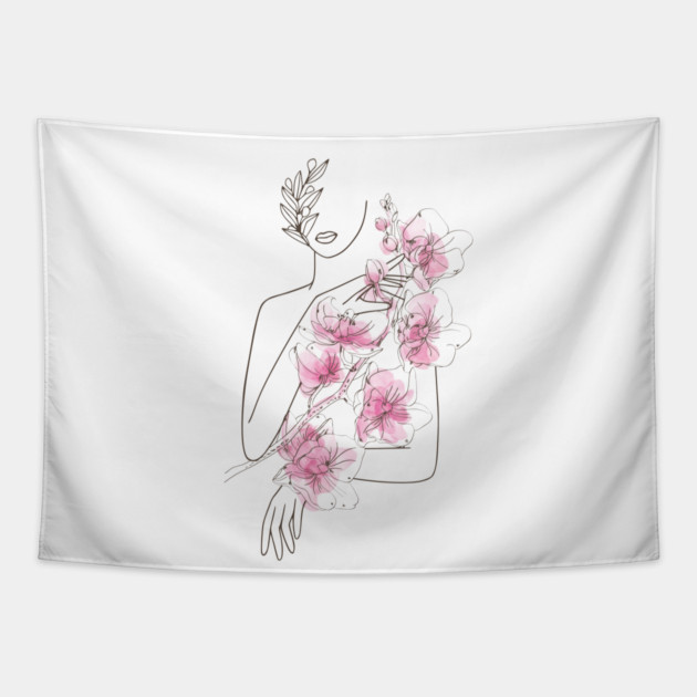 Springtime is Devine Nymph Tapestry by MCALTees