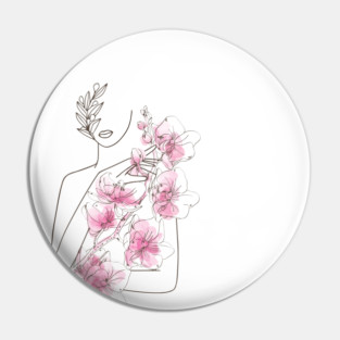 Springtime is Devine Nymph Pin