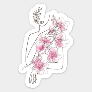 Springtime is Devine Nymph Sticker