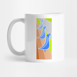 1970s birds Mug