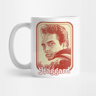 Merle Haggard /// Retro Style Country Music Fan Gift Mug
