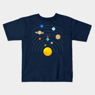 You are here Solar System Kids T-Shirt