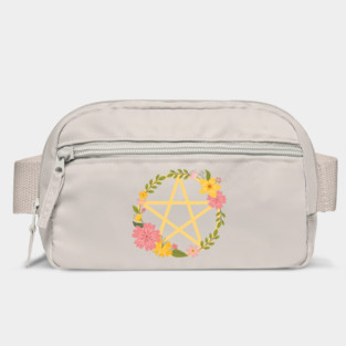 Midsummer Floral Pentacle Design Cheeky Witch® Bag