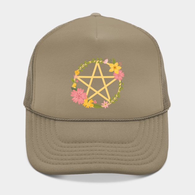 Midsummer Floral Pentacle Design Cheeky Witch® by Cheeky Witch