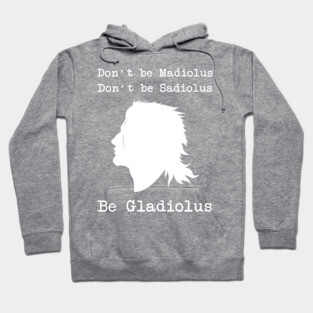 Be Gladiolus (white) Hoodie