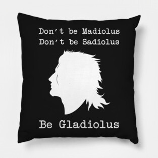 Be Gladiolus (white) Pillow