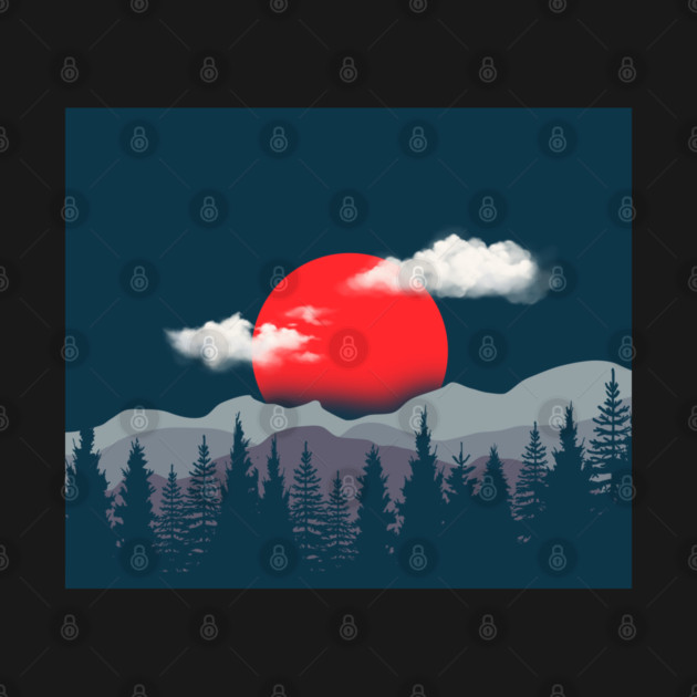 into the mountains by Tshirtiz