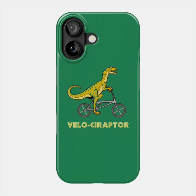 Velo-ciraptor Phone Case by dumbshirts