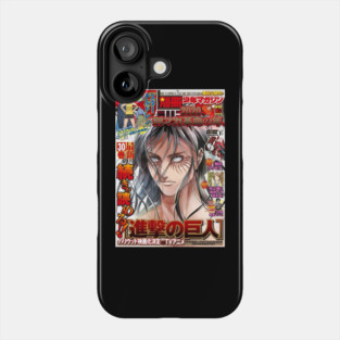 Attack on tittan Magazine Phone Case