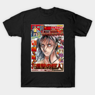 Attack on tittan Magazine T-Shirt