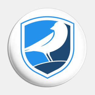 Blue Canary Logo Pin