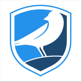 Blue Canary Logo Posters and Art