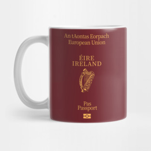Ireland passport Mug