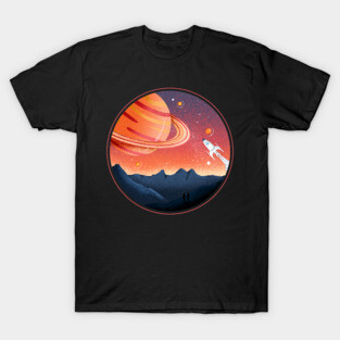 Rocket to Saturn T-Shirt