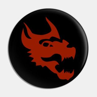 MNmaxed Dragon Head Pin