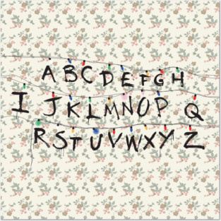 Stranger Christmas Lights Posters and Art