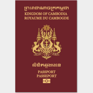Cambodian passport Posters and Art