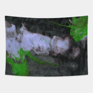 Abstract green-white-grey background with hand-painted marble texture. Monochrome watercolor. Best for the print, fabric, poster, wallpaper, cover and packaging, wrapping paper. Tapestry