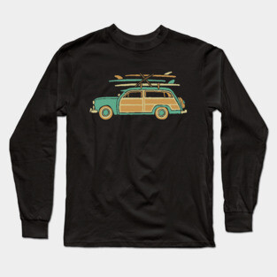 Surf Car Long Sleeve T-Shirt