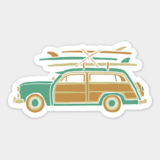 Surf Car Sticker