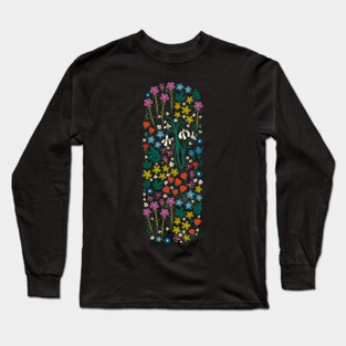 Botanical Flowers Long Sleeve T-Shirt