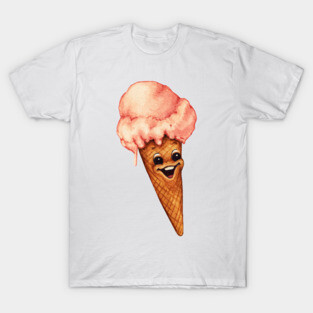Ice Cream Cartoon T-Shirt
