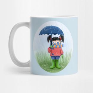 LITTLE GIRL WITH UMBRELLA Mug