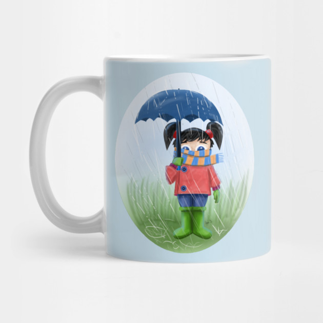 LITTLE GIRL WITH UMBRELLA by droidmonkey