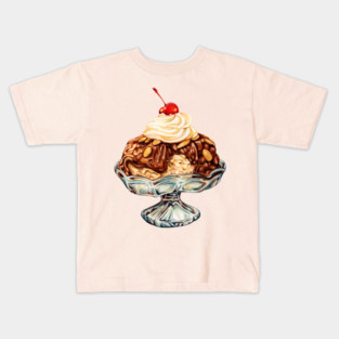 Ice Cream Sundae Kids T-Shirt