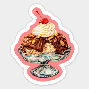 Ice Cream Sundae Magnet