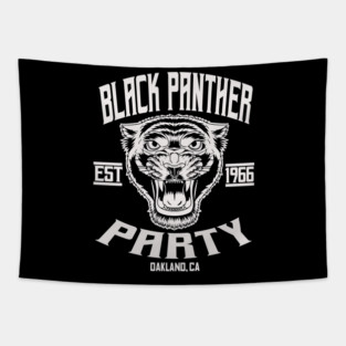 Black Panther Party Logo Tapestry