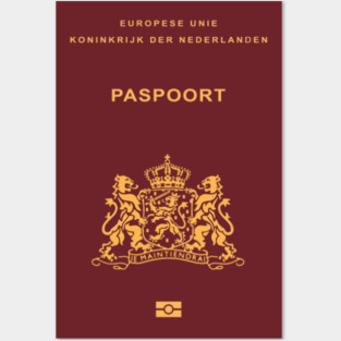 Netherlands passport Posters and Art