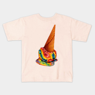 Rainbow Ice Cream Kids T-Shirt