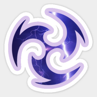 Electro symbol Sticker