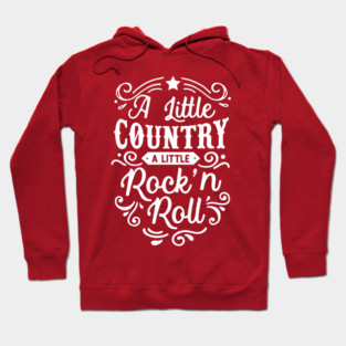 Country and Rock & Roll Hoodie