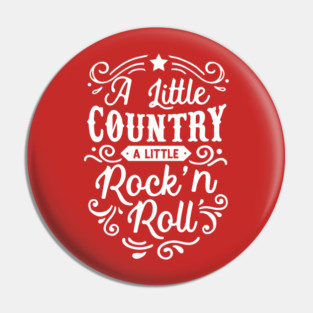 Country and Rock & Roll Pin