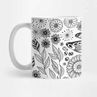 Dragonfly garden Mug