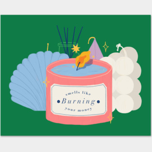 Witty Candle Posters and Art